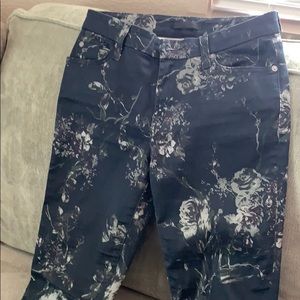7 for all mankind, flower print jeans 26